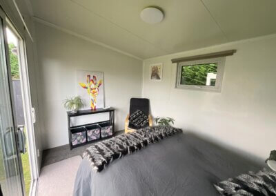 Cabin interior bedroom layout